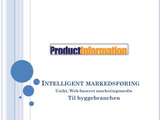 Intelligent markedsføring