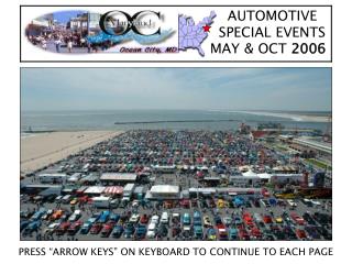 AUTOMOTIVE SPECIAL EVENTS MAY & OCT 2006