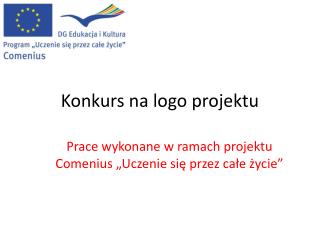 Konkurs na logo projektu