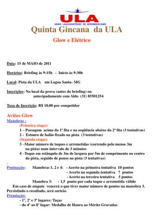 UNIÃO LAGOASANTENSE DE AEROMODELISMO