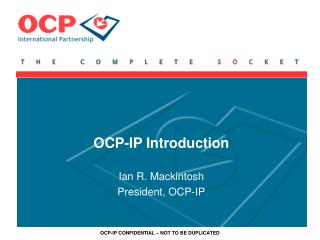 OCP-IP Introduction