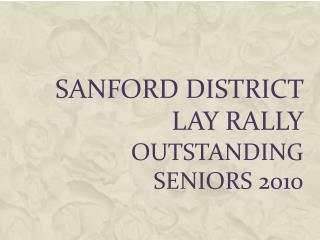 Sanford District Lay Rally