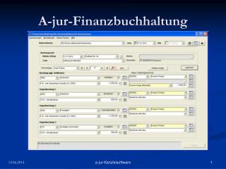 A-jur-Finanzbuchhaltung