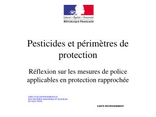 Pesticides et périmètres de protection