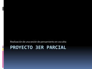 Proyecto 3er parcial
