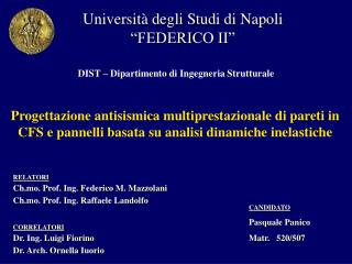 Università degli Studi di Napoli “FEDERICO II”