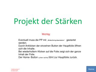 Projekt der Stärken