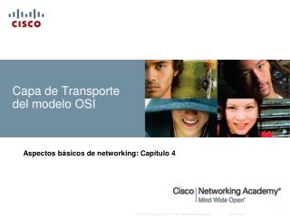 Capa de Transporte del modelo OSI