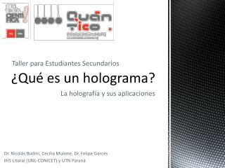¿Qué es un holograma?
