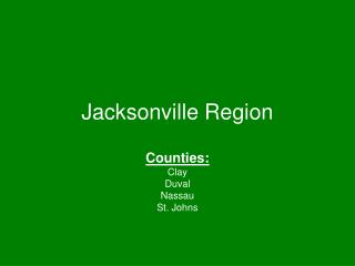 Jacksonville Region