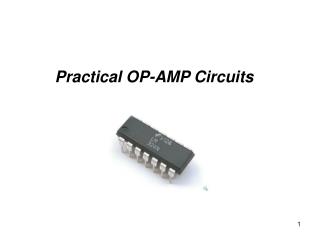 Practical OP-AMP Circuits