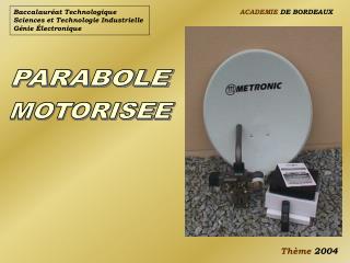 Baccalauréat Technologique Sciences et Technologie Industrielle Génie Électronique