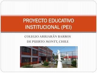 PROYECTO EDUCATIVO INSTITUCIONAL (PEI)