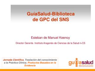 GuíaSalud-Biblioteca de GPC del SNS