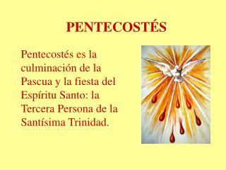 PENTECOSTÉS