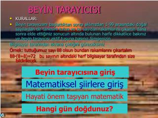 BEYİN TARAYICISI