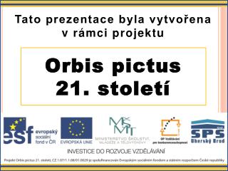 Orbis pictus 21. století