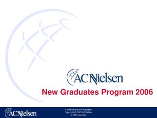 New Graduates Program 2006