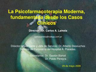 Director : Dr. Carlos A. Lamela carloslamela@cidepp.ar