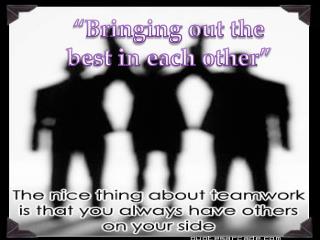 “Bringing out the best in each other”