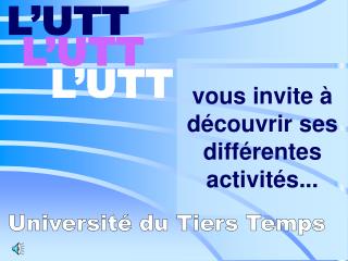 vous invite à découvrir ses différentes activités...