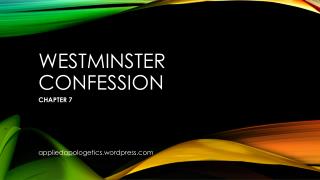 Westminster confession