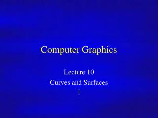 Computer Graphics