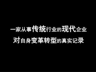 一家从事 传统 行业 的 现代 企业 对 自身 变革转型 的 真实记 录