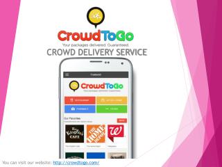 Crowd Delivery Service