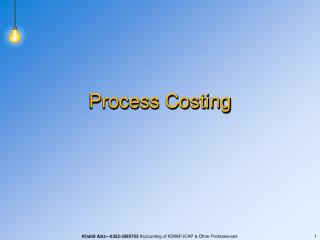 Process Costing