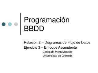 Programación BBDD