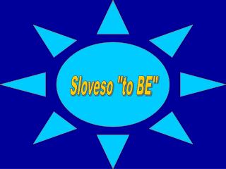 Sloveso &quot;to BE&quot;