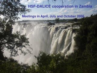 HSF-DALICE cooperation in Zambia