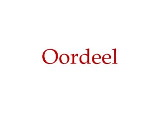 Oordeel