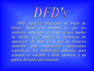 DFD's