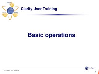 Basic operations