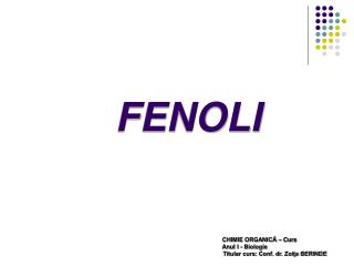 FENOLI