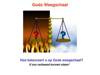 Gods Weegschaal