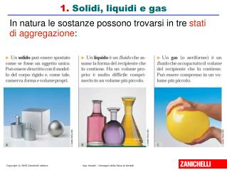 1. Solidi, liquidi e gas