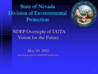 State of Nevada Division of Environmental Protection