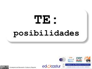 TE: posibilidades