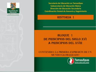 HISTORIA I