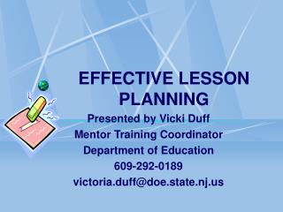 EFFECTIVE LESSON PLANNING