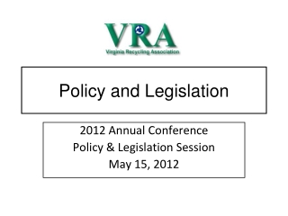 Policy and Legislation
