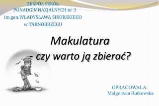 Makulatura - czy warto ją zbierać?
