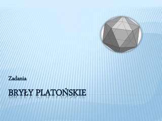 Bryły platońskie