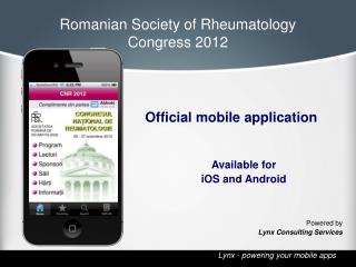 Romanian Society of Rheumatology Congress 2012