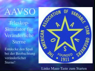 Linke Maus-Taste zum Starten