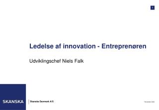 Ledelse af innovation - Entreprenøren