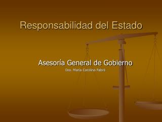 Responsabilidad del Estado